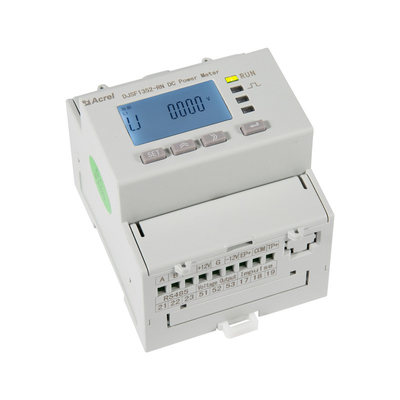 DC Dual-circuits Monitoring DIN Rail Energy Meter